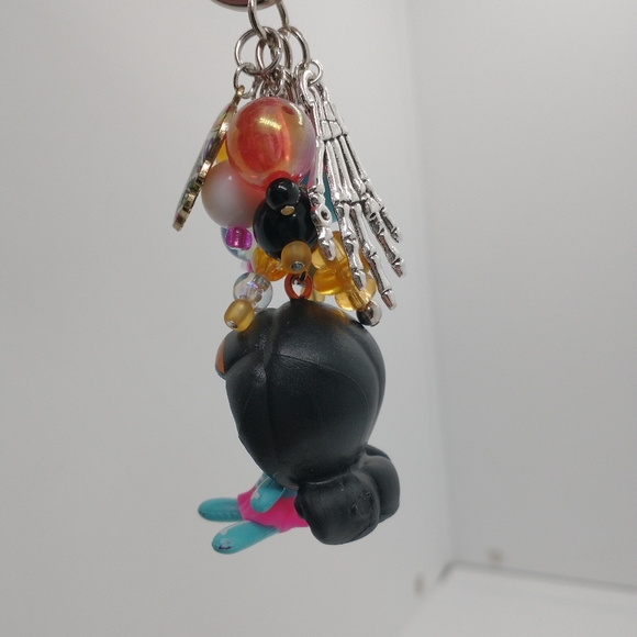 Skelita Keychain Monster High Mini Figure Purse Charm Backpack Glow in the Dark - Picture 2 of 10